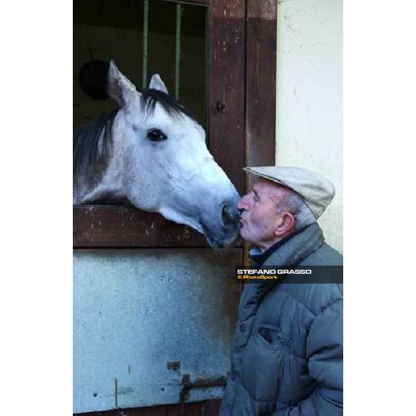 Luigi Camici and Groom Tesse, Italian Derby Winner 2004 Cisterna di Latina, 16th january 2005 ph. Stefano Grasso