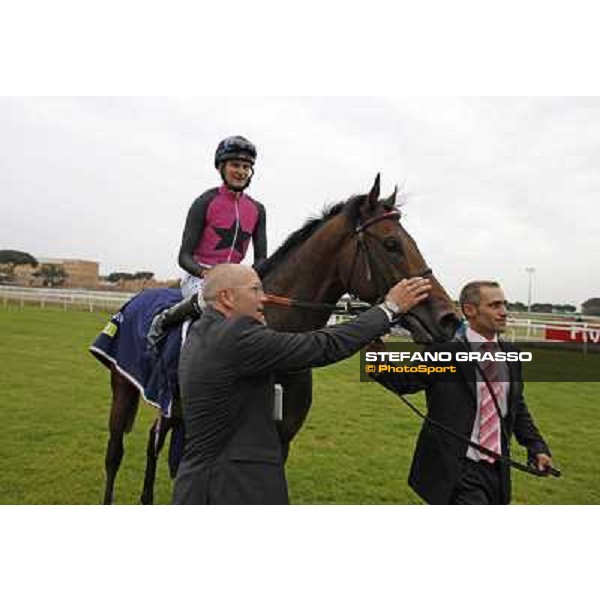 The winning connection of Feuerblitz after winning the race 129° Derby Italiano Better Roma - Capannelle racecourse, 20th may 2012 ph.Stefano Grasso