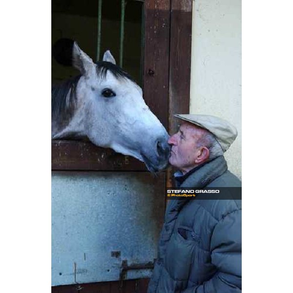 Luigi Camici and Groom Tesse, Italian Derby Winner 2004 Cisterna di Latina, 16th january 2005 ph. Stefano Grasso