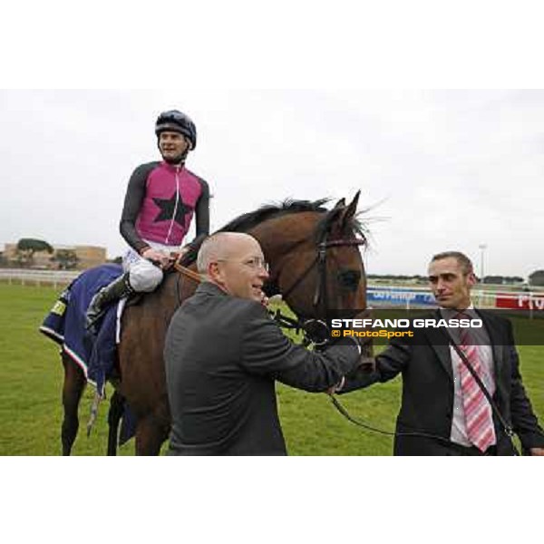 The winning connection of Feuerblitz after winning the race 129° Derby Italiano Better Roma - Capannelle racecourse, 20th may 2012 ph.Stefano Grasso