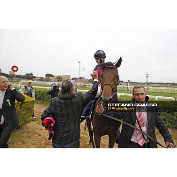 The winning connection of Feuerblitz after winning the race 129° Derby Italiano Better Roma - Capannelle racecourse, 20th may 2012 ph.Stefano Grasso