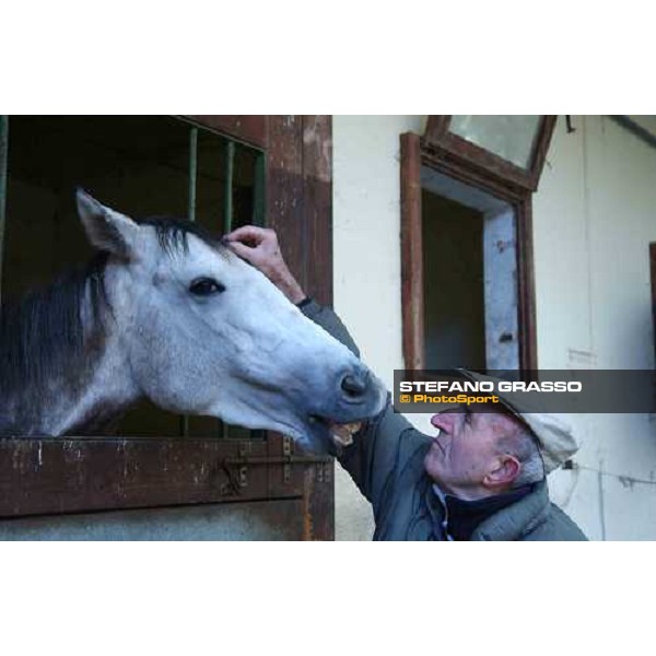 Luigi Camici and Groom Tesse, Italian Derby winner 2004 Cisterna di Latina, 16th january 2005 ph. Stefano Grasso