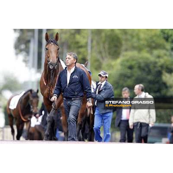 Vola e Va parades before the race 129° Derby Italiano Better Roma - Capannelle racecourse, 20th may 2012 ph.Stefano Grasso