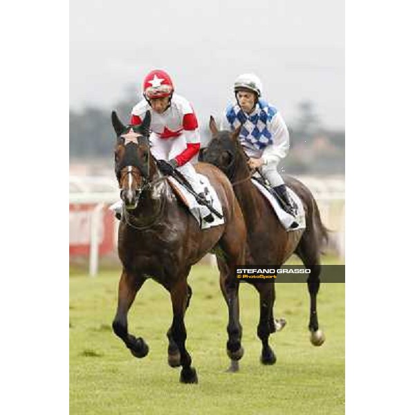 Frankie Dettori and Real Solution parade before the race 129° Derby Italiano Better Roma - Capannelle racecourse, 20th may 2012 ph.Stefano Grasso