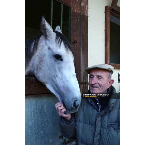 Luigi Camici and Groom Tesse, Italian Derby Winner 2004 Cisterna di Latina, 16th january 2005 ph. Stefano Grasso
