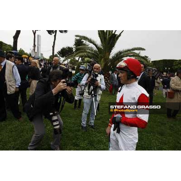 Frankie Dettori before the race 129° Derby Italiano Better Roma - Capannelle racecourse, 20th may 2012 ph.Stefano Grasso