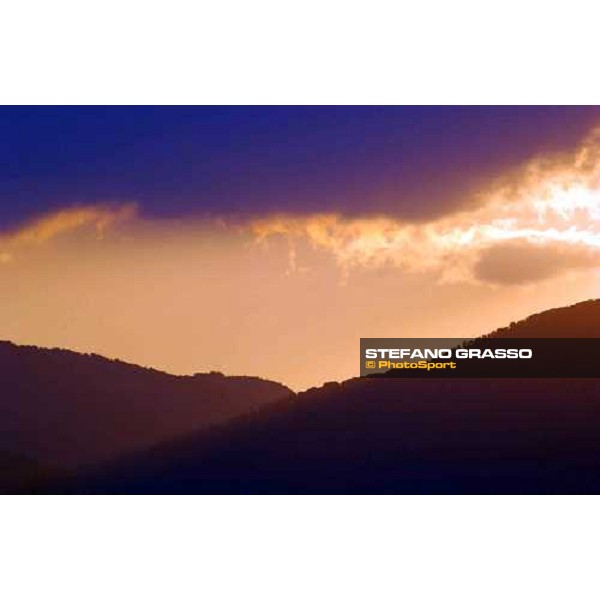 the sunrise at Ri-ma Stud Cisterna di Latina, 16th january 2005 ph. Stefano Grasso
