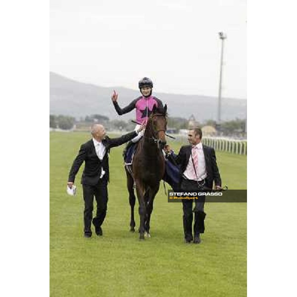 the winning connection of Feuerblitz after winning the 129° Derby Italiano Better Roma - Capannelle racecourse, 20th may 2012 ph.Stefano Grasso