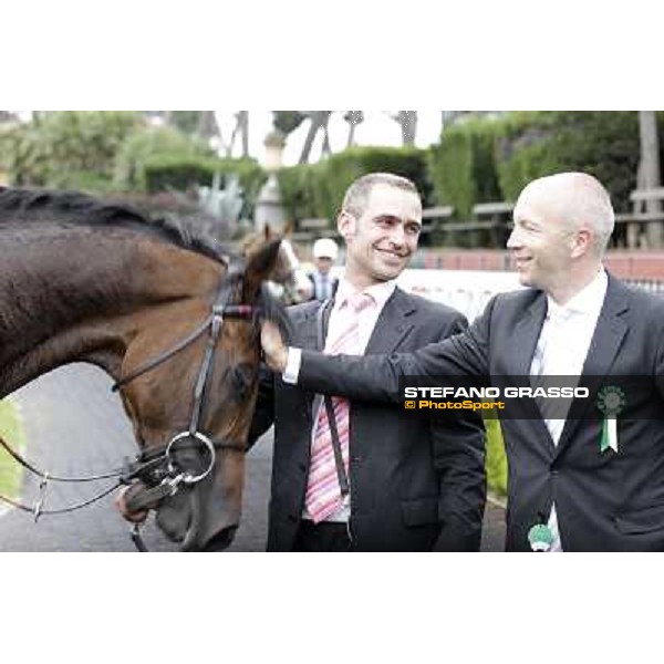 Feuerblitz after winning the 129° Derby Italiano Better Roma - Capannelle racecourse, 20th may 2012 ph.Stefano Grasso