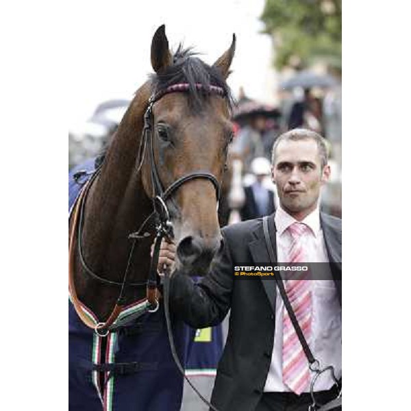 Feuerblitz after winning the 129° Derby Italiano Better Roma - Capannelle racecourse, 20th may 2012 ph.Stefano Grasso