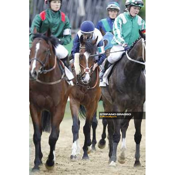 Jessica Marcialis on Wakeman after winning the Premio Italian Ladies\' Race-Trofeo Wind Roma - Capannelle racecourse, 20th may 2012 ph.Stefano Grasso