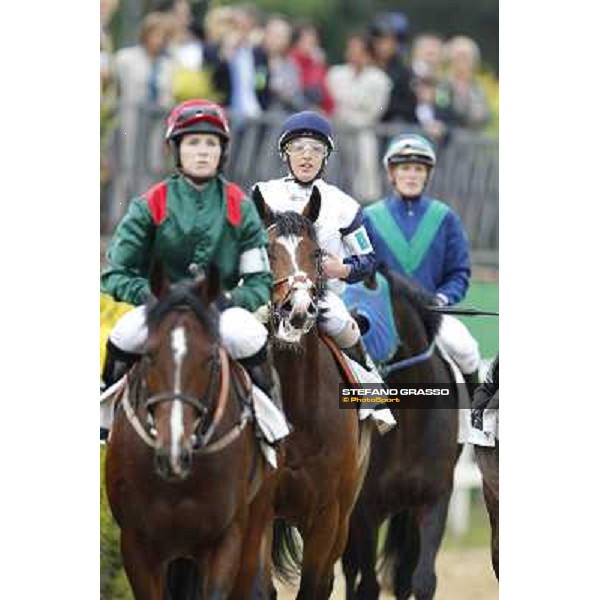 Jessica Marcialis on Wakeman after winning the Premio Italian Ladies\' Race-Trofeo Wind Roma - Capannelle racecourse, 20th may 2012 ph.Stefano Grasso