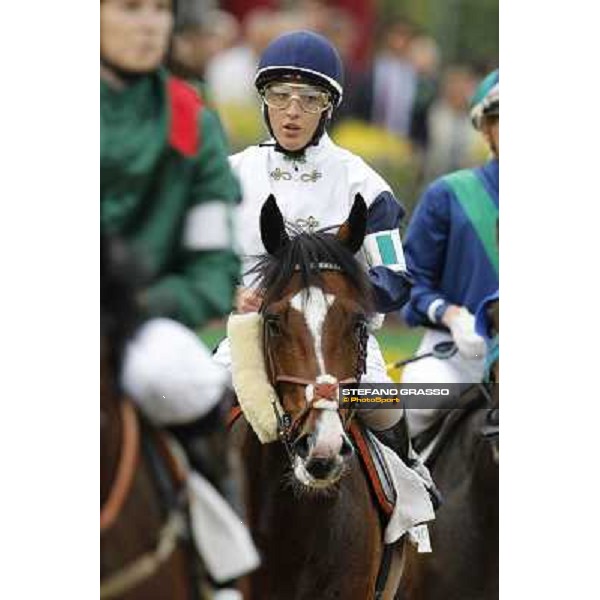 Jessica Marcialis on Wakeman after winning the Premio Italian Ladies\' Race-Trofeo Wind Roma - Capannelle racecourse, 20th may 2012 ph.Stefano Grasso