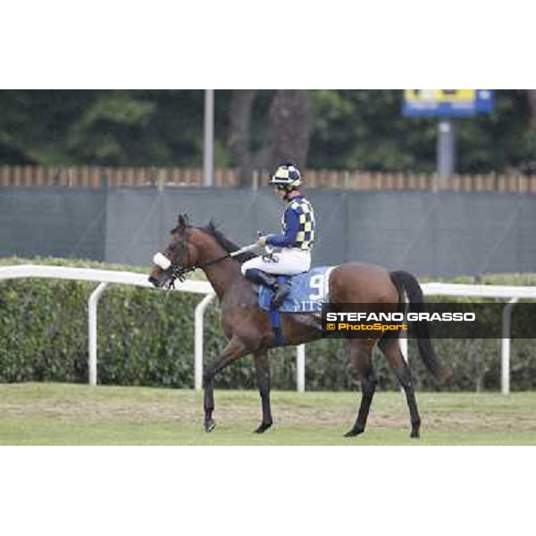 Fabio Branca on Silent Killer after winning the Premio ITS ex Tullio Righetti Roma - Capannelle racecourse, 20th may 2012 ph.Stefano Grasso