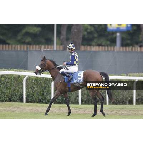 Fabio Branca on Silent Killer after winning the Premio ITS ex Tullio Righetti Roma - Capannelle racecourse, 20th may 2012 ph.Stefano Grasso