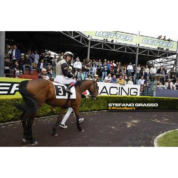 Frankie Dettori on Frankenstein Roma - Capannelle racecourse, 20th may 2012 ph.Stefano Grasso