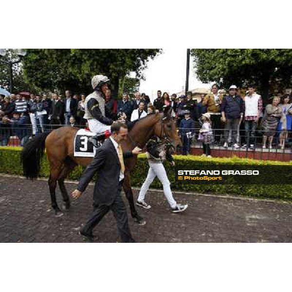 Frankie Dettori on Frankenstein Roma - Capannelle racecourse, 20th may 2012 ph.Stefano Grasso