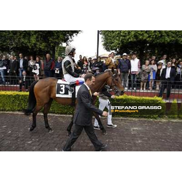 Frankie Dettori on Frankenstein Roma - Capannelle racecourse, 20th may 2012 ph.Stefano Grasso