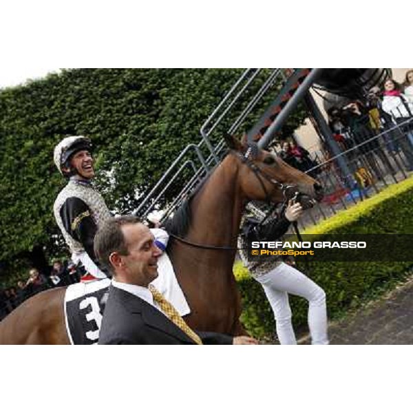 Frankie Dettori on Frankenstein Roma - Capannelle racecourse, 20th may 2012 ph.Stefano Grasso