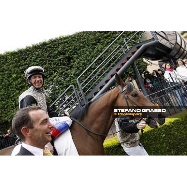 Frankie Dettori on Frankenstein Roma - Capannelle racecourse, 20th may 2012 ph.Stefano Grasso