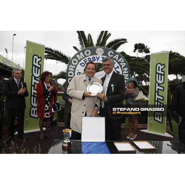 The Prize giving ceremony of Premio Tudini - Francesco Ruffo and Salvatore Limata Roma - Capannelle racecourse, 20th may 2012 ph.Stefano Grasso