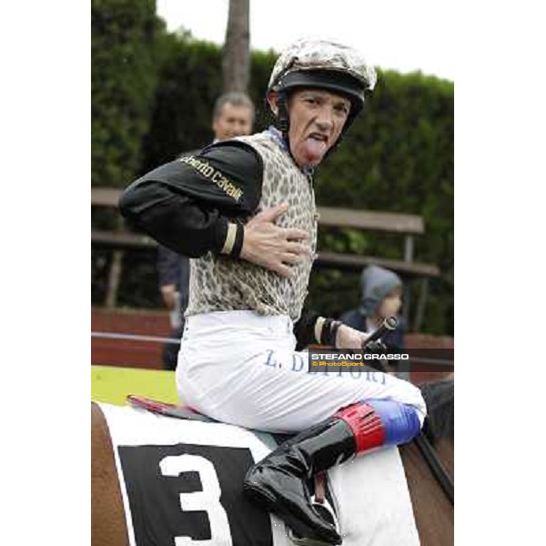 Frankie Dettori on Frankenstein Roma - Capannelle racecourse, 20th may 2012 ph.Stefano Grasso