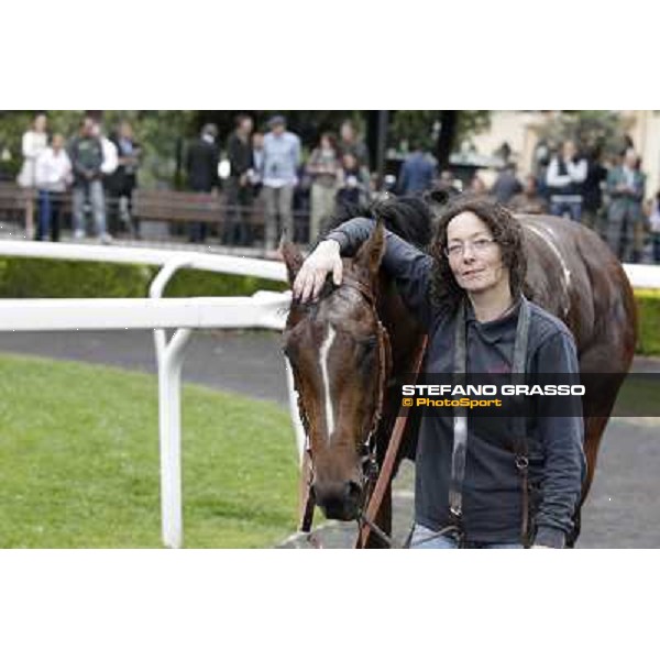 United Color returns home with his groom after winning the Premio Tudini Roma - Capannelle racecourse, 20th may 2012 ph.Stefano Grasso