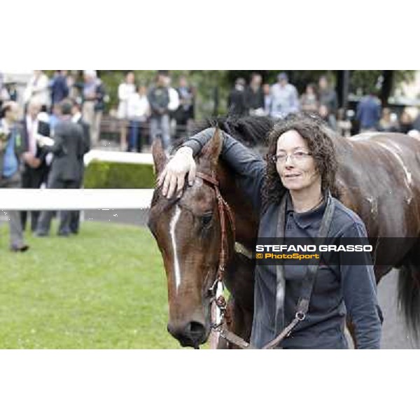 United Color returns home with his groom after winning the Premio Tudini Roma - Capannelle racecourse, 20th may 2012 ph.Stefano Grasso