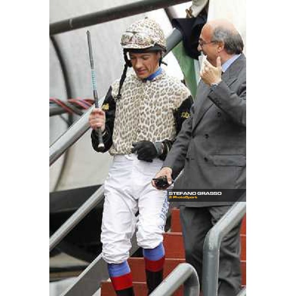 Frankie Dettori wearing Roberto Cavalli Roma - Capannelle racecourse, 20th may 2012 ph.Stefano Grasso