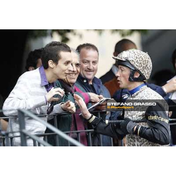 Frankie Dettori wearing Roberto Cavalli Roma - Capannelle racecourse, 20th may 2012 ph.Stefano Grasso