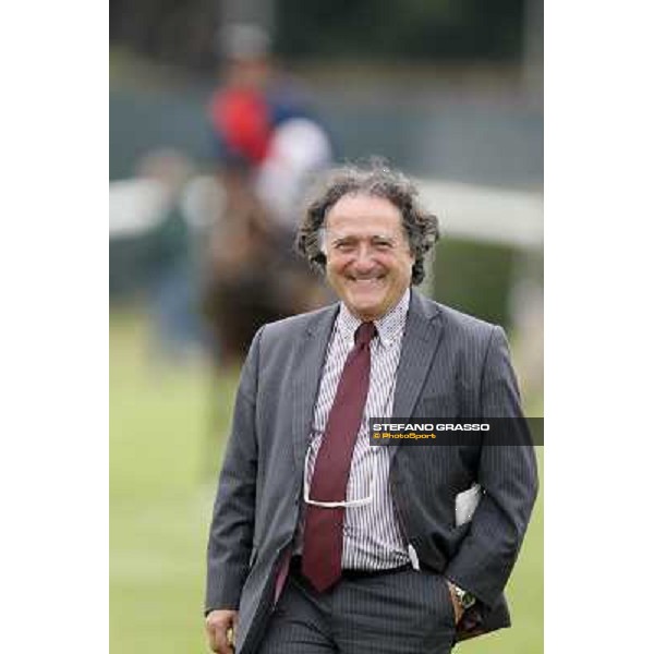 Riccardo Menichetti smiles after winning with United Color the Premio Tudini. Roma - Capannelle racecourse, 20th may 2012 ph.Stefano Grasso