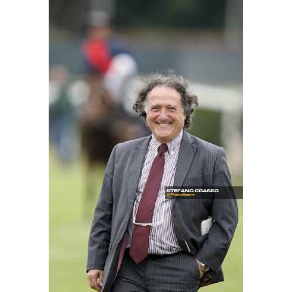 Riccardo Menichetti smiles after winning with United Color the Premio Tudini. Roma - Capannelle racecourse, 20th may 2012 ph.Stefano Grasso