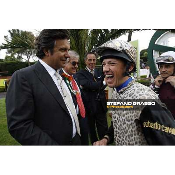 Frankie Dettori and Bruno Grizzetti Roma - Capannelle racecourse, 20th may 2012 ph.Stefano Grasso