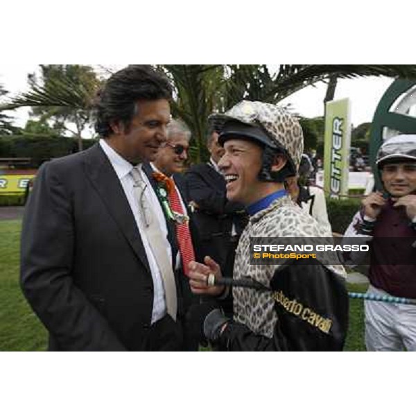 Frankie Dettori and Bruno Grizzetti Roma - Capannelle racecourse, 20th may 2012 ph.Stefano Grasso