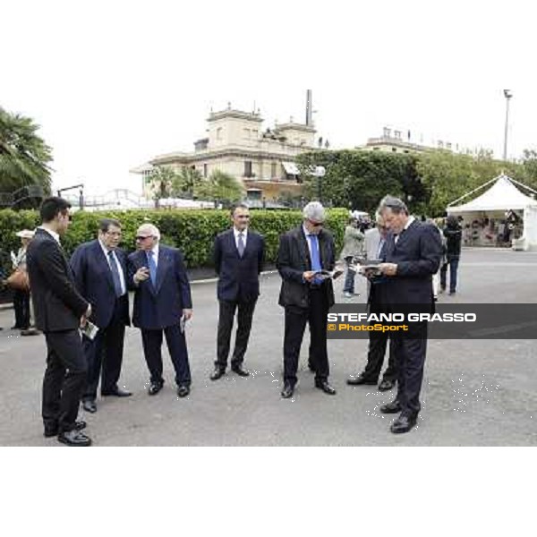 ing.Sergio Scarpellini and guests Roma - Capannelle racecourse, 20th may 2012 ph.Stefano Grasso