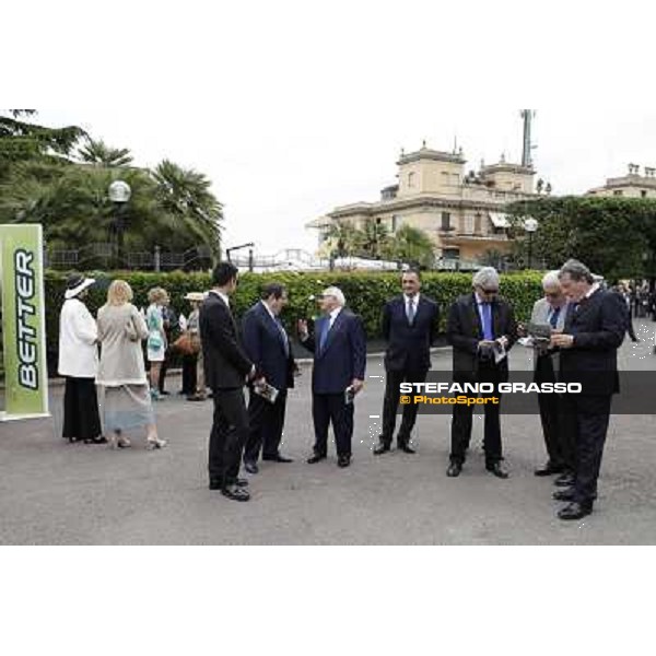 ing.Sergio Scarpellini and guests Roma - Capannelle racecourse, 20th may 2012 ph.Stefano Grasso