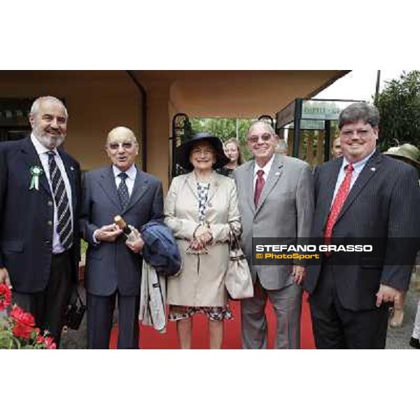Kenneth and Jeff Ramsey, with Giuseppe Molteni and avv.Pettinari Roma - Capannelle racecourse, 20th may 2012 ph.Stefano Grasso