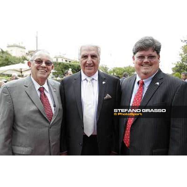 Kenneth and Jeff Ramsey, with John D\'Amato Roma - Capannelle racecourse, 20th may 2012 ph.Stefano Grasso