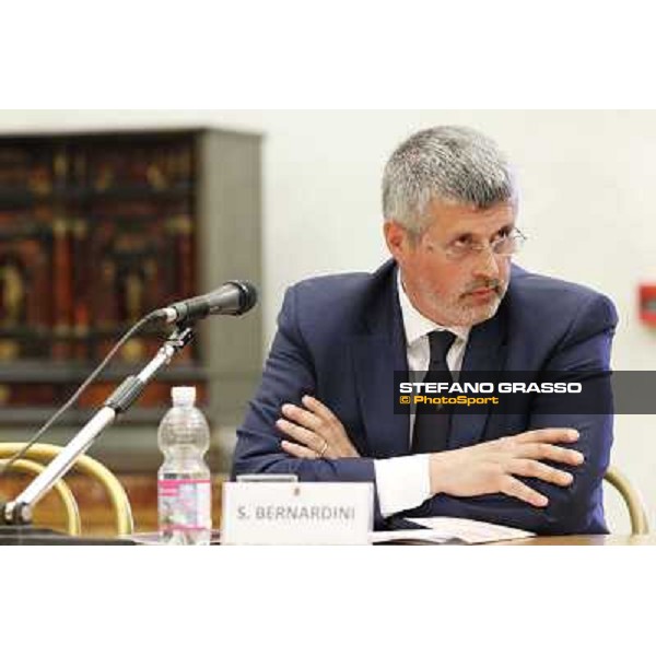 The press conference for the presentation of the 80° Csio Piazza di Siena dott.Sergio Bernardini - General Secretary of the Italian Equestrian Federation Roma - Musei Capitolini - Sala Pietro da Cortona, 21st may 2012 ph.Stefano Grasso