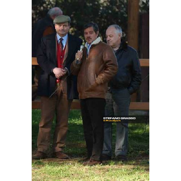 dott. Mario Berardelli, on. MArio Masini, and dott. Panzironi Cisterna di Latina, 16th january 2004 ph. Stefano Grasso