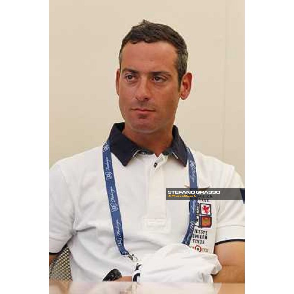 Luca Marziani Press conference of the Italian Team Roma - Villa Borghese - Piazza di Siena, 23rd may 2012 ph.Stefano Grasso