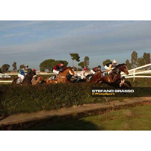 Grufoso leads the group in Premio Anno Nuovo Roma Capannelle 15 gennaio 2005 ph. Stefano Grasso