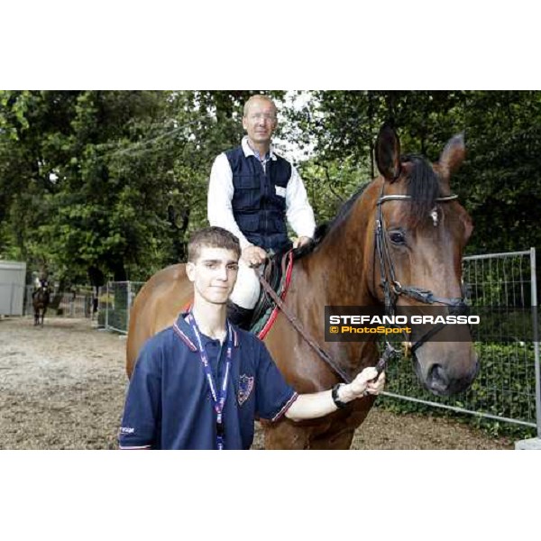 Filippo and Arnaldo Bologni Press conference of the Italian Team Roma - Villa Borghese - Piazza di Siena, 23rd may 2012 ph.Stefano Grasso