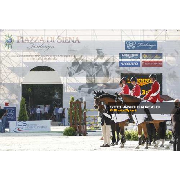 The Team of Germany wins the Nation\'s Cup in Rome Roma - 80° Csio Piazza di Siena, 25th may 2012 ph..Stefano Grasso