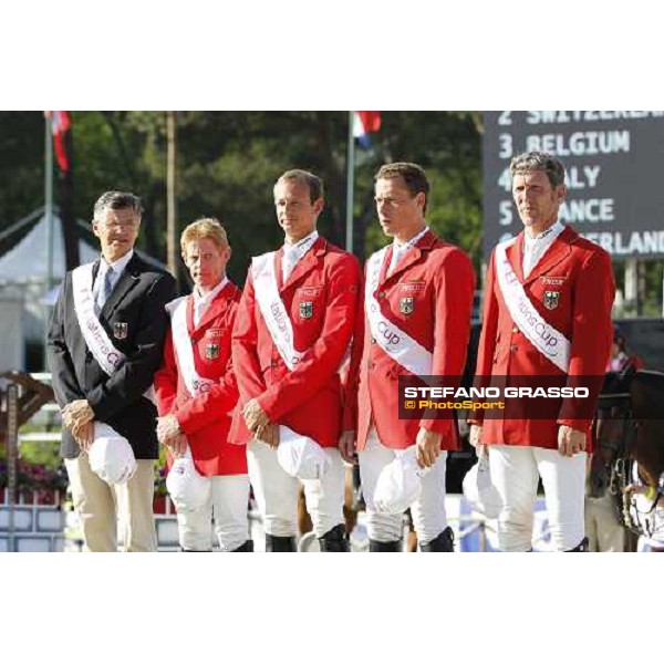 The Team of Germany wins the Nation\'s Cup in Rome Roma - 80° Csio Piazza di Siena, 25th may 2012 ph..Stefano Grasso