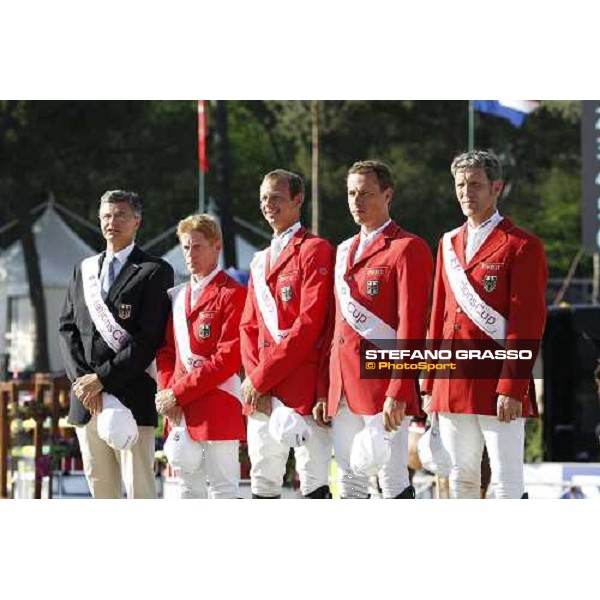 The Team of Germany wins the Nation\'s Cup in Rome Roma - 80° Csio Piazza di Siena, 25th may 2012 ph..Stefano Grasso