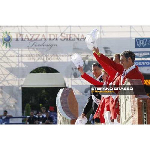 The Team of Germany wins the Nation\'s Cup in Rome Roma - 80° Csio Piazza di Siena, 25th may 2012 ph..Stefano Grasso
