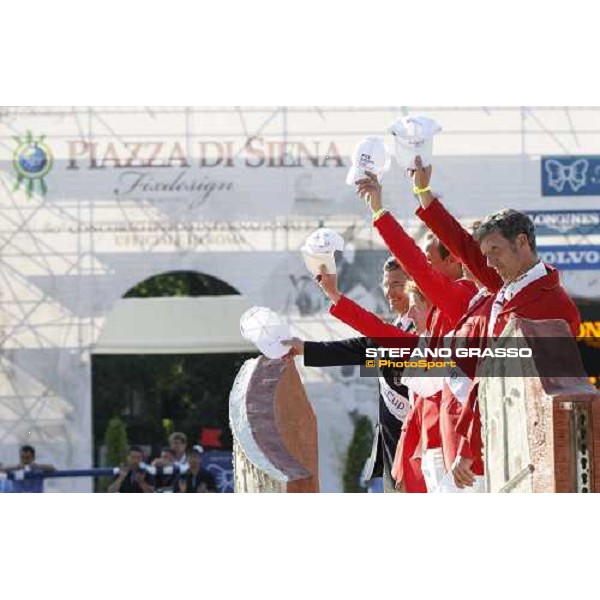 The Team of Germany wins the Nation\'s Cup in Rome Roma - 80° Csio Piazza di Siena, 25th may 2012 ph..Stefano Grasso