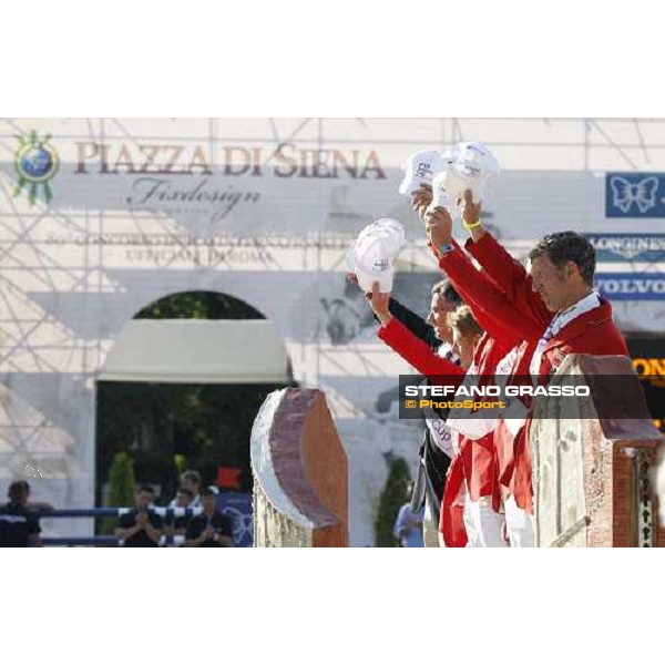 The Team of Germany wins the Nation\'s Cup in Rome Roma - 80° Csio Piazza di Siena, 25th may 2012 ph..Stefano Grasso