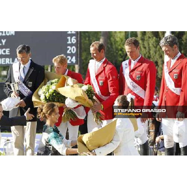 The Team of Germany wins the Nation\'s Cup in Rome Roma - 80° Csio Piazza di Siena, 25th may 2012 ph..Stefano Grasso